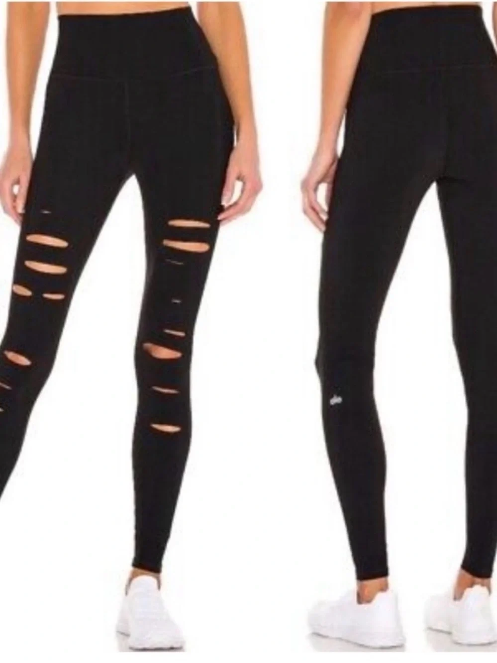 Alo Yoga Ripped Warrior collection high waisted leggings Size XXS